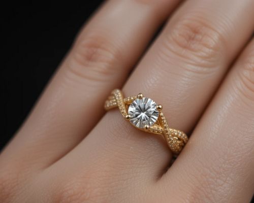 Złota obrączka z diamentem – ponadczasowy symbol miłości w Warszawie