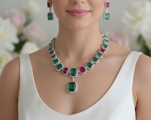 Kolorowa biżuteria na ślubie: Czy panna młoda może pozwolić sobie na odrobinę szaleństwa?