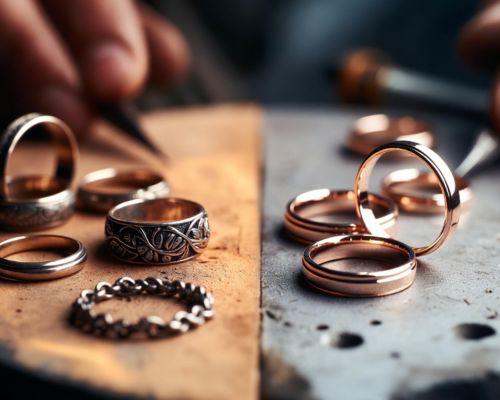Przetapianie rodzinnej biżuterii na obrączki – romantyczne czy ryzykowne?