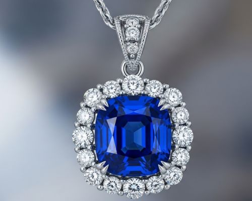 Jak Znaleźć Idealny i Najbardziej Elegancki Wisiorek z Szafirem i Diamentami?