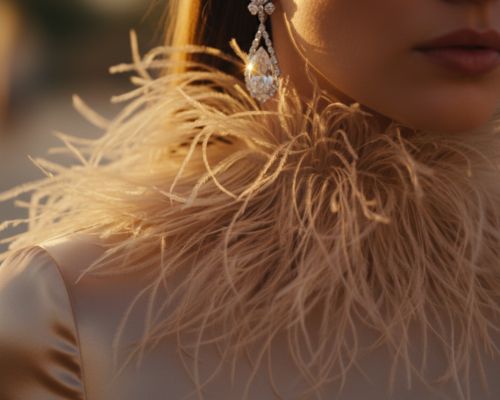 Pióra i satyna: Jak dobrać biżuterię do nietypowych materiałów sukni?