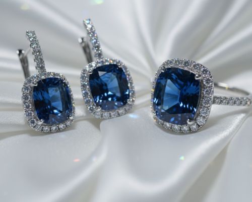 Białe złoto i szafiry: Idealne połączenie dla tradycjonalistek z nutką nowoczesności