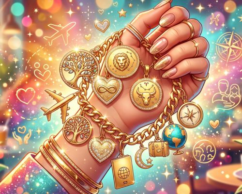 Najmodniejsze złote charmsy: od symboli rodzinnych po motywy zodiakalne i podróżnicze