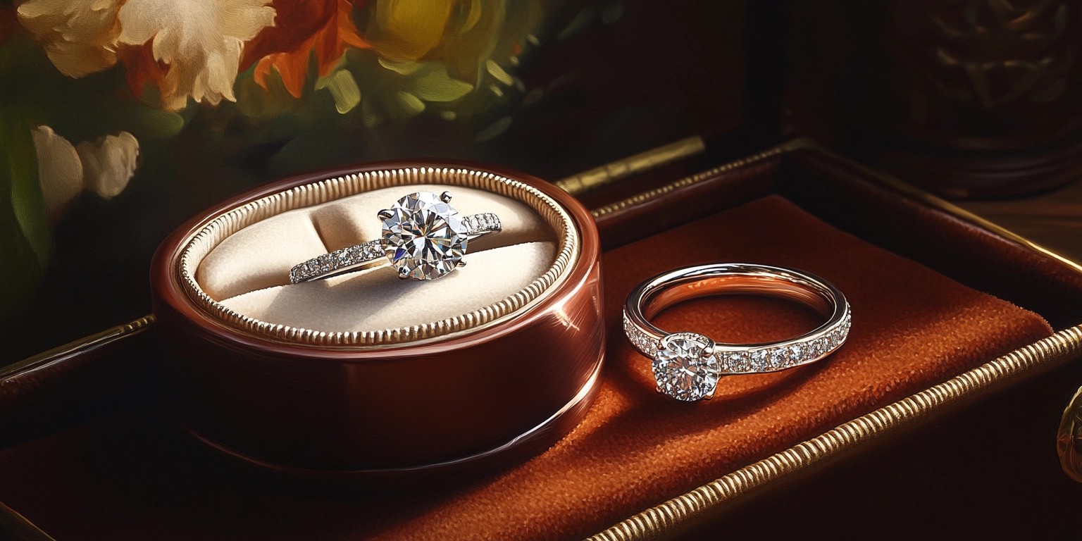 Luksusowe pierścionki zaręczynowe i obrączki ślubne
