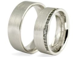 Obrączki ślubne obraczki zloto z diamentami 585 - 0581286o