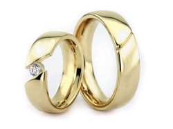 Obrączki z diamentem żółte złoto - 0681272o_016ct