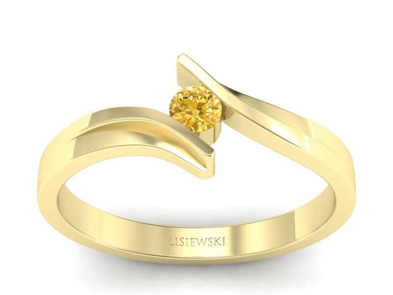 Złoty Pierścionek z brylantem - 1171_2_6_p-goldcanaryle - 1
