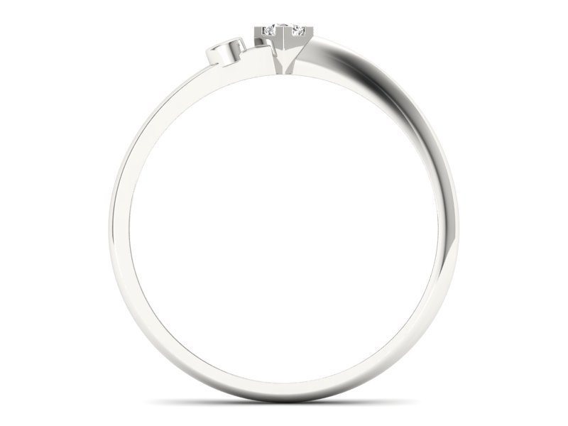Pierścionek z brylantem - 1260b - 2