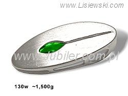 wisiorek srebrny cyrkonie - 130w