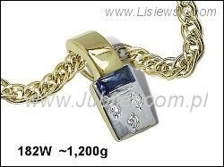Zawieszka złota z cyrkoniami - Lisiewski jubiler - 182w