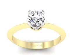 Pierścionek zaręczynowy z brylantem - 20026bbr_Si_H