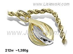 Złoty wisiorek próby 585 - ikoną twojego stylu - 212w