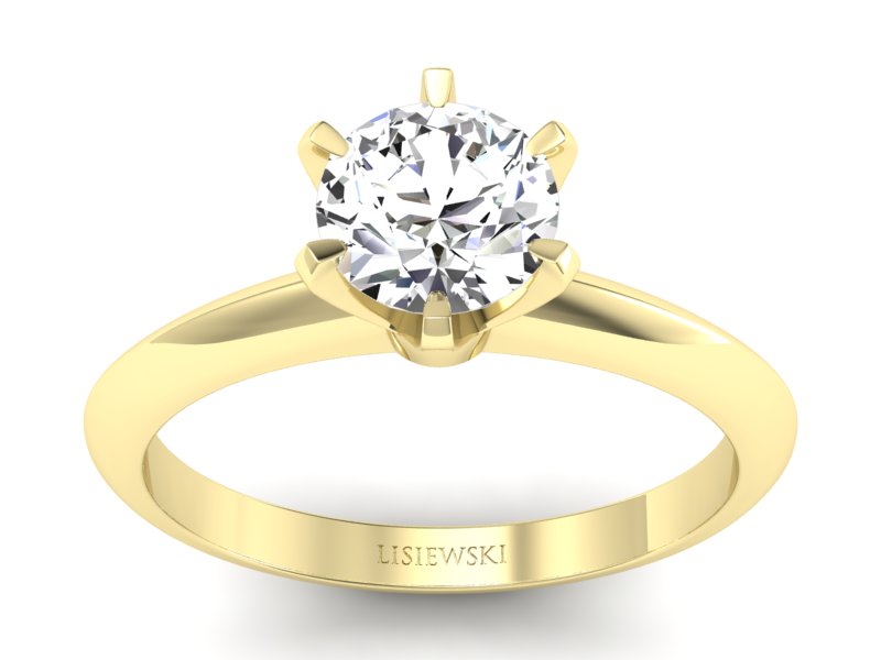 Pierścionek zaręczynowy z diamentem - 2520skwpro - 1