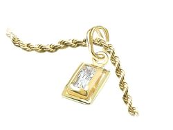 Złota zawieszka z cyrkonią - elegancja każdego dnia - 255w