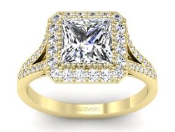 Ekskluzywny pierścionek z diamentem - 2585skwx