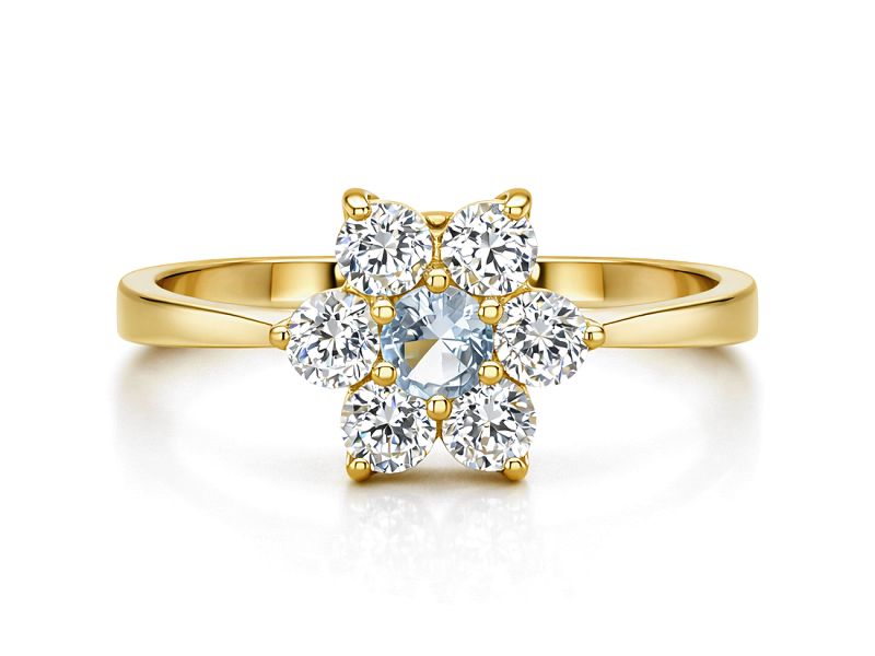 Złoty pierścionek z cyrkoniami - 2739n_2_6_p - 2