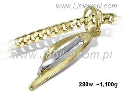Złoty wisiorek 585 - luksus Lisiewski jubiler - 280w