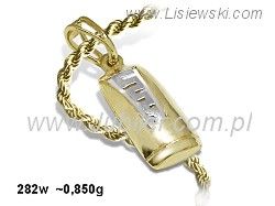 Zawieszka złota 585 - elegancja - 282w