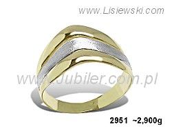 Złoty Pierścionek żółte złoto próba 585 - 2951