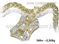 Zawieszka diamentowe słońce - luksus na co dzień - 346w