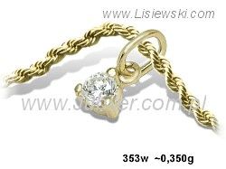 Zawieszka serca blask - twoja biżuteryjna perła - 353w