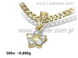 Zawieszka z cyrkoniami - synonim luksusu i elegancji - 369w