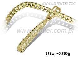 Elegancki złoty wisiorek - Lisiewski jubiler - 376w