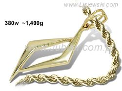 Złoty wisiorek od Lisiewski - nowoczesność w złocie - 380w