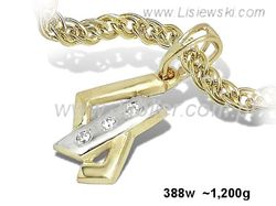 Zawieszka z cyrkoniami - połączenie stylu i elegancji - 388w