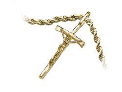 Złoty krzyżyk 14k - elegancja - 39m