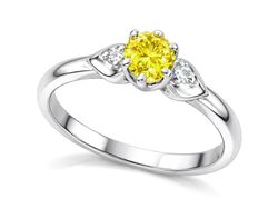 Biały pierścionek z brylantem lemon - 3_bjg1043_lemon_Pro