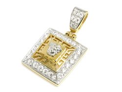 Zawieszka z brylantami żółte złoto - 415wbr_SI_H