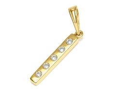 Zawieszka z brylantami żółte złoto - 416wbr_Si_H