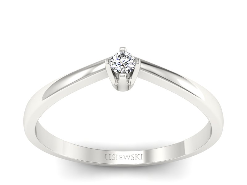 Złoty Pierścionek z brylantem promocja - 45_bg1100_pro - 1