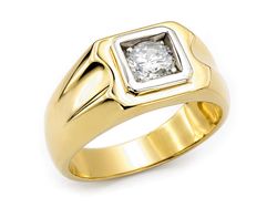 Sygnet męski z brylantem - 508br_Si_H