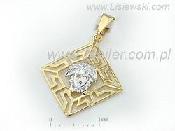 Złoty wisiorek - symbol niezmiennego uczucia - 535w