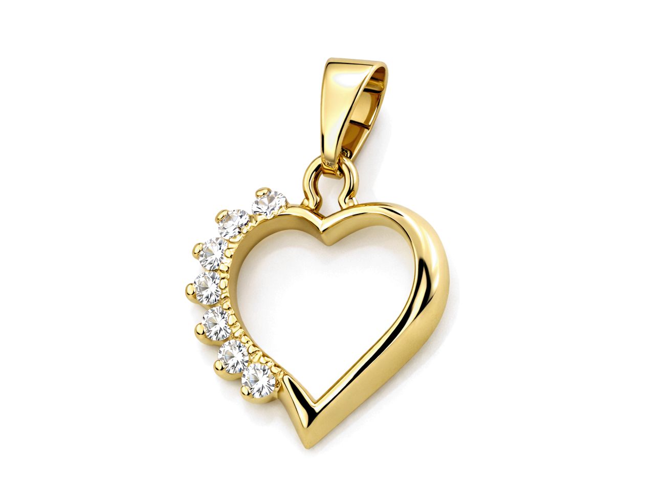 Złota zawieszka z brylantami - 550w_br_SI_H - 1
