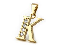 Zawieszka wisiorek złoty z brylantami - 608w_K_br