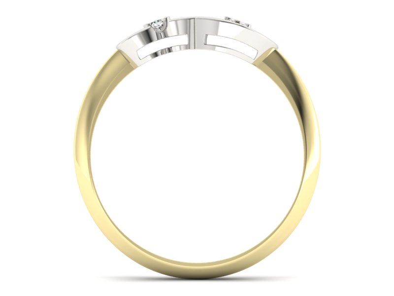 Złoty pierścionek zaręczynowy z brylantami - 732bbr_SI_H - 2