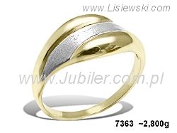 Złoty Pierścionek żółte złoto próba 585 - 7363