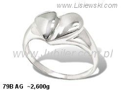 Pierścionek srebrny biżuteria srebrna próby 925 - 79bag