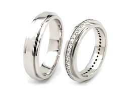 Obrączki platyna z brylantami platynowe 950 - P45220T228pt