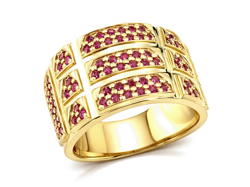 Sygnet Atlantów z rubinami - atlant_p - 1