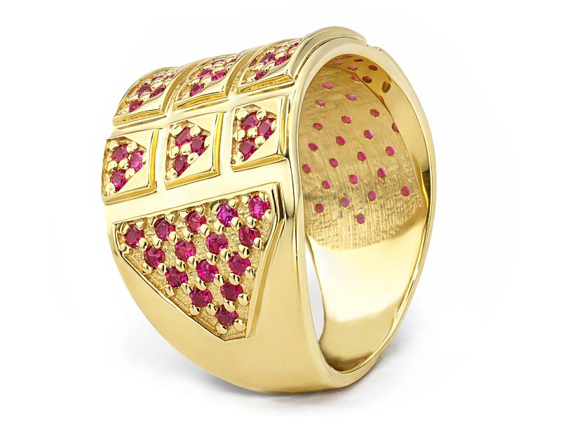 Sygnet Atlantów z rubinami - atlant_p - 2