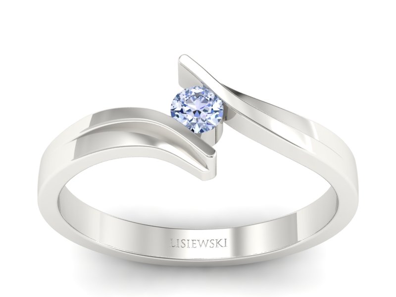 Pierścionek z diamentem sky blue - b1171_skyblue - 1