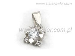 Zawieszka Wisiorek z brylantem złoto 585 - b499wbr_P_H