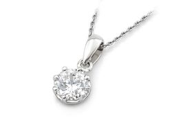 Złota zawieszka wisior z brylantem - b519wbr_Si_H