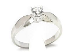 Elegancki Pierścionek z diamentem - b711bbr_Si_H