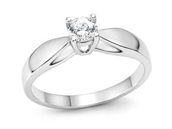 Elegancki pierścionek z diamentem - b711bbr_Si_H