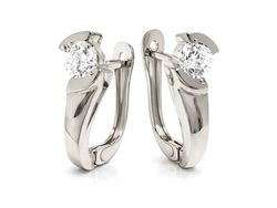 Wspaniałe kolczyki z brylantami - b8016br_SI_H